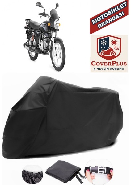Bajaj Boxer Siyah Motorsiket Brandası Motor Örtüsü Çadır Su Geçirmez Motosiklet Kılıfı Motor Brandası