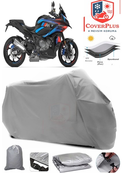 Bmw S 1000 Xr Gri Motorsiket Brandası Motor Örtüsü Çadır Su Geçirmez Motosiklet Kılıfı Motor Brandası