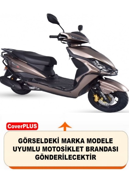 Arora Quantum 50 Siyah Arka Çanta Uyumlu Motorsiket Brandası Motor Örtüsü Çadır Su Geçirmez Motosiklet Kılıfı Motor Brandası fiyatları