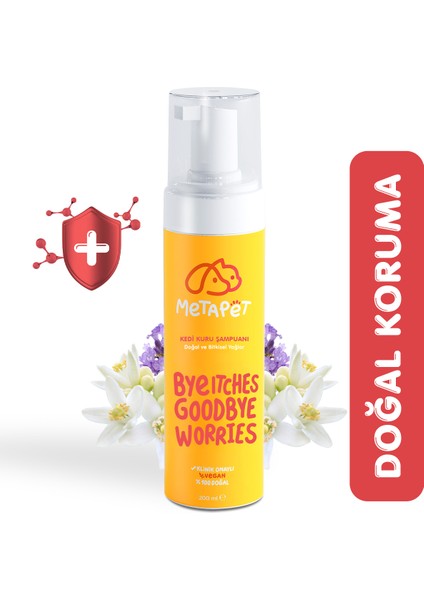 Kedi Kuru Şampuan (Bit Pire Dış Parazit Tasması Tarağı Ile Kullanılabilir)