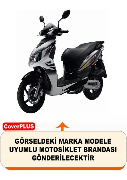 Sym Jet 4 125 Arka Çanta Uyumlu (Gri) Motorsiket Brandası Motor Örtüsü Çadır Su Geçirmez Motosiklet Kılıfı Motor Brandası fiyatları