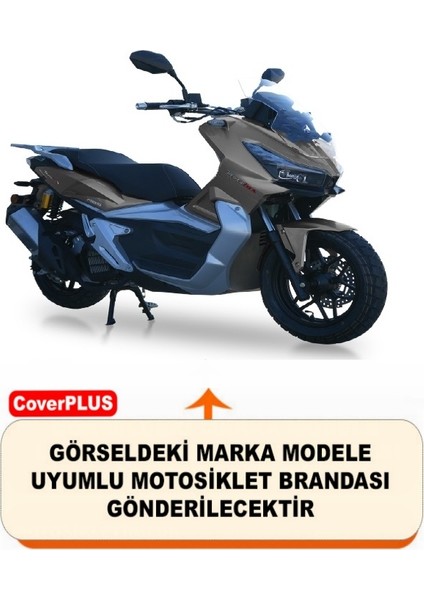 Motolux Wow 150 Arka Çanta Uyumlu (Gri) Motorsiket Brandası Motor Örtüsü Çadır Su Geçirmez Motosiklet Kılıfı Motor Brandası fiyatları