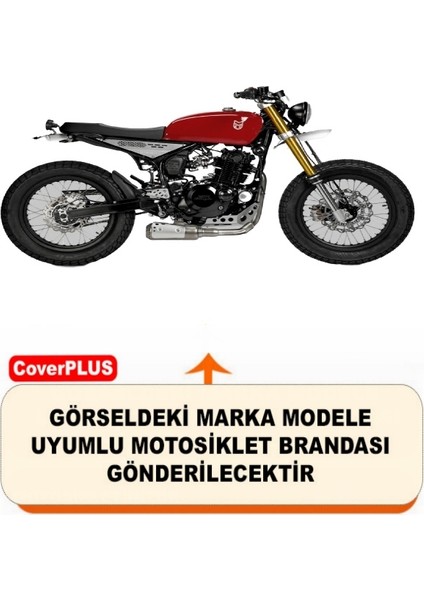 Mutt Razorback 250 Siyah Arka Çanta Uyumlu Motorsiket Brandası Motor Örtüsü Çadır Su Geçirmez Motosiklet Kılıfı Motor Brandası fiyatları