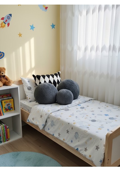 3- Lü Top Kırlent / Yastık 2 Büyük Antrasit/ 1 Küçük Antrasit( 42CM / 25CM) modelleri