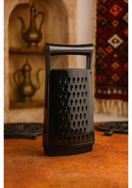 Akrilik Siyah El Kesmeyen Hazneli Rende