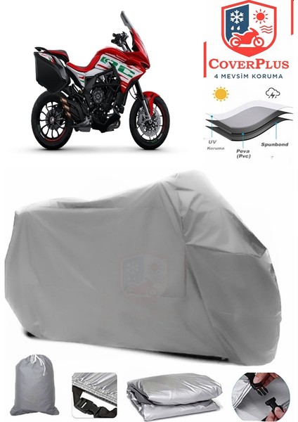 Mv Agusta Turismo Veloce 800 Gri Motorsiket Brandası Motor Örtüsü Çadır Su Geçirmez Motosiklet Kılıfı Motor Brandası
