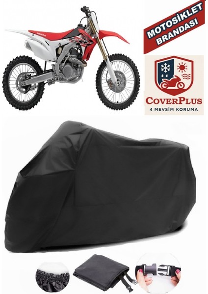 Honda Crf 450 R Siyah Motorsiket Brandası Motor Örtüsü Çadır Su Geçirmez Motosiklet Kılıfı Motor Brandası
