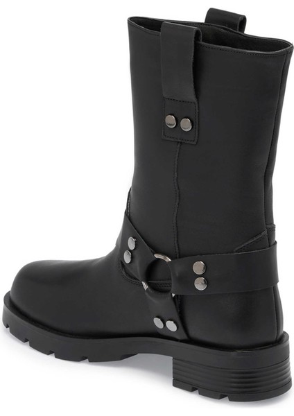 Siyah Hakiki Deri Kadın Casual Bot - K24K1BT67743-A23 fiyatları