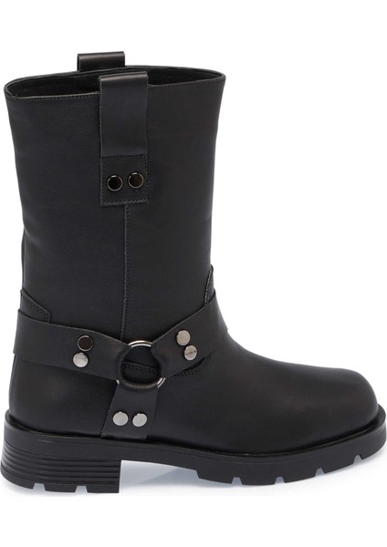 Siyah Hakiki Deri Kadın Casual Bot - K24K1BT67743-A23 modelleri