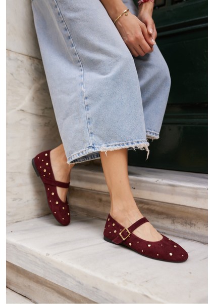 Kleber Kadın Kahve Gercek Suet Babet