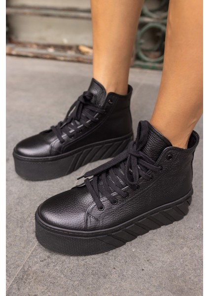 Corcy Kadın Bej Gercek Suet Sneaker Bot