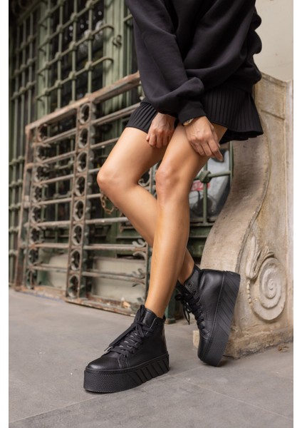 Corcy Kadın Bej Gercek Suet Sneaker Bot