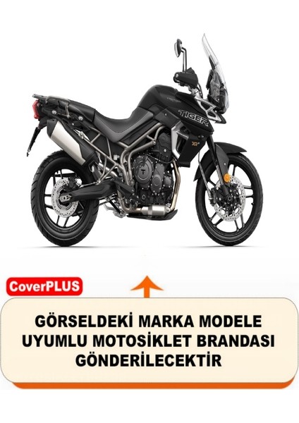 Triumph Tiger 800 Xr Arka Çanta Uyumlu (Gri) Motorsiket Brandası Motor Örtüsü Çadır Su Geçirmez Motosiklet Kılıfı Motor Brandası fiyatları