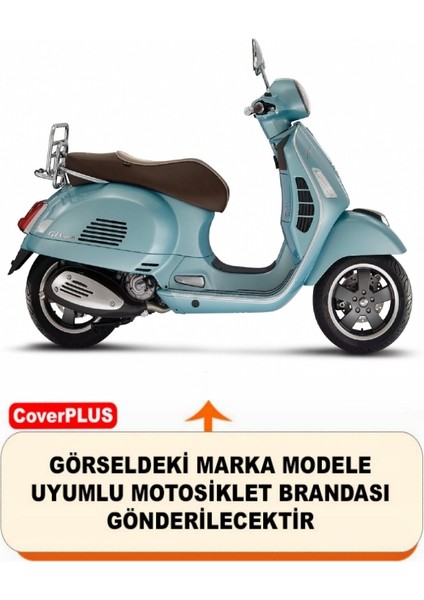 Vespa Gts 125 Abs Arka Çanta Uyumlu (Gri) Motorsiket Brandası Motor Örtüsü Çadır Su Geçirmez Motosiklet Kılıfı Motor Brandası fiyatları
