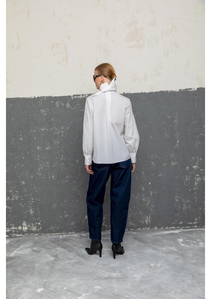 Kontrast Düğmeli Bluz 26W10802 modelleri