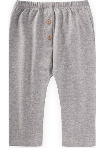 Sahte Patlı Bebe Eşofman 0-3 Yaş Gri Melanj fırsatları