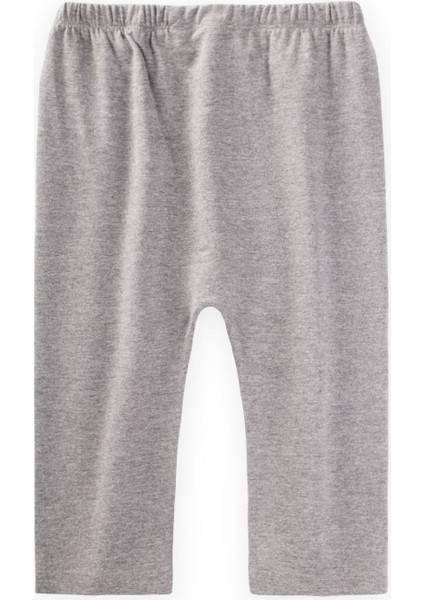 Sahte Patlı Bebe Eşofman 0-3 Yaş Gri Melanj indirimleri