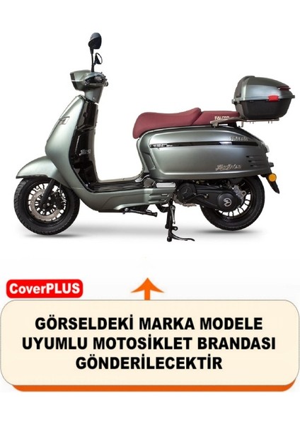 Falcon Martini 50 Siyah Motorsiket Brandası Motor Örtüsü Çadır Su Geçirmez Motosiklet Kılıfı Motor Brandası fiyatları
