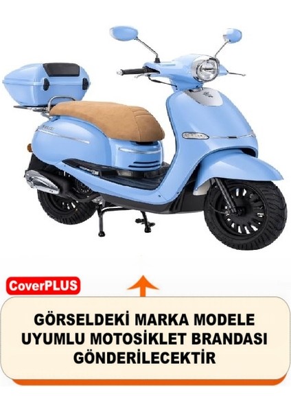 Kanuni Visal 125 Siyah Arka Çanta Uyumlu Motorsiket Brandası Motor Örtüsü Çadır Su Geçirmez Motosiklet Kılıfı Motor Brandası fiyatları