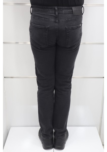 Denim Cartel Fistan Store Erkek Füme Yüksek Bel Rahat Kesim Boru Paça Jean Pantolon fırsatları