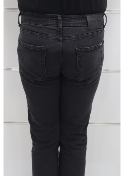 Denim Cartel Fistan Store Erkek Füme Yüksek Bel Rahat Kesim Boru Paça Jean Pantolon indirimleri