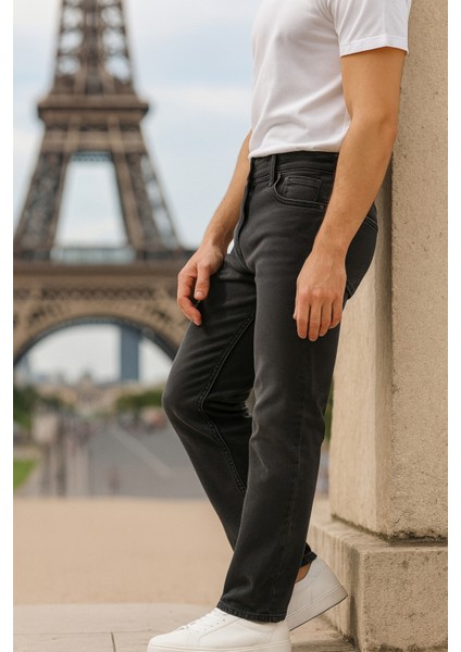 Cedy Denım Erkek Yüksel Bel Boru Paça Kot Pantolon Reguler Fit Jean C336 fırsatları