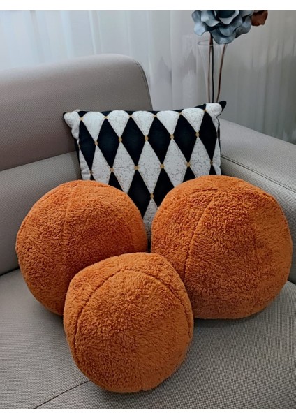 3' Lü Top Kırlent / Yastık 2 Büyük Kremit/ 1 Küçük Kremit( 42CM / 25CM) fırsatları