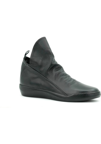 Hakiki Deri Fermuarlı Kadın Bot Kauçuk Taban - B260593 fiyatları