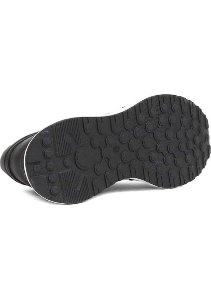 Erkek Siyah Kalın Tabanlı Deri Sneaker indirimleri