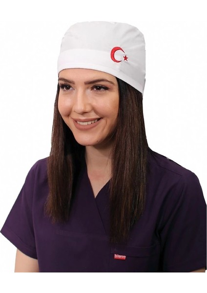 Ay Yıldız Bone - 101 Beyaz