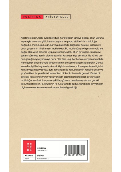 Politika – Aristoteles fiyatları