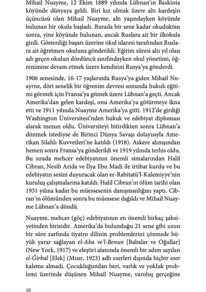 Kendini Arayan Adam Arkaş’ın Günlüğü - Mihail Nuayme