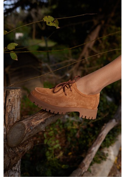 Kristel Kadın Lacivert Gercek Deri Bagcıklı Loafer Ayakkabi indirimleri