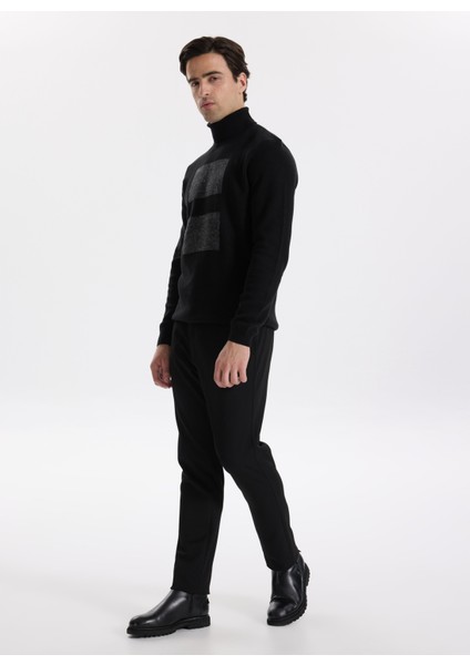 Normal Bel Normal Paça Slim Fit Siyah Erkek Pantolon F5WM-PNT 2536 fiyatları