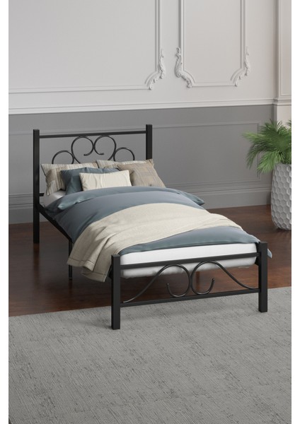 Berkin Metal Karyola 90X190 cm Siyah Renk