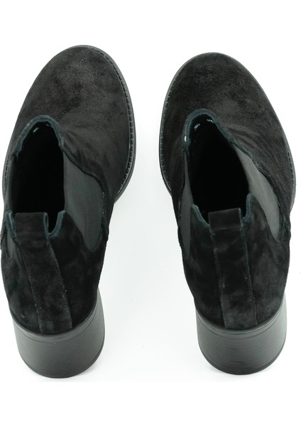 Hakiki Süet Deri Chelsea Model Kadın Bot Kauçuk Taban - B265960 modelleri