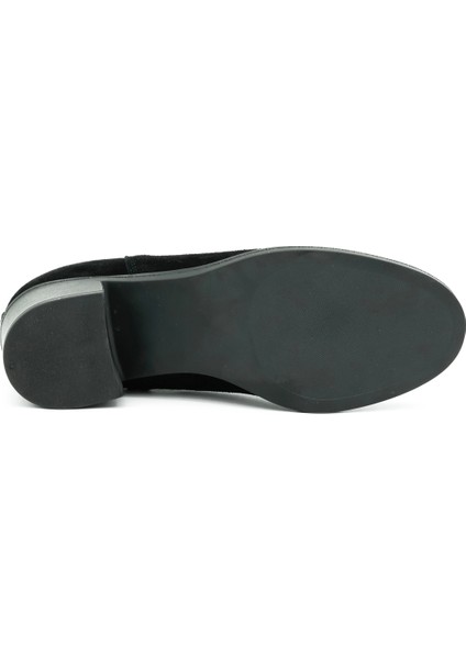 Hakiki Süet Deri Chelsea Model Kadın Bot Kauçuk Taban - B265960 fırsatları