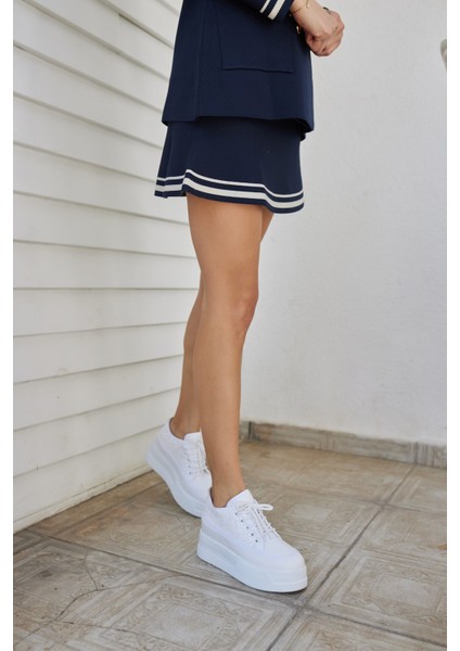 Vardy Kadın Beyaz Pullu Bagcıklı Dolgu Topuklu Gelın ve Gunluk Kullanım Uygun indirimleri