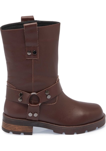 Kahve Hakiki Deri Kadın Casual Bot - K24K1BT67743-A24 modelleri
