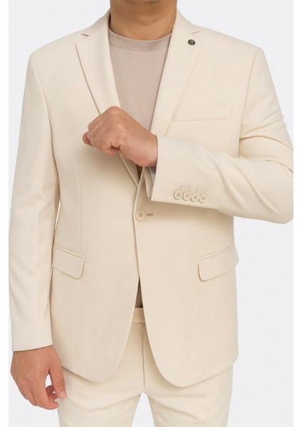 Erkek Tek Düğme Slim Fit Takım Elbise - Şık Ofis ve Davet Kombini indirimleri