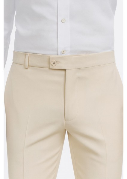 Erkek Tek Düğme Slim Fit Takım Elbise - Şık Ofis ve Davet Kombini