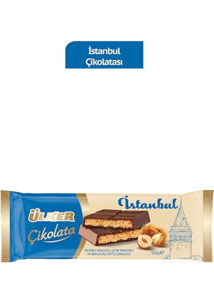 Çikolata Istanbul Fındıklı 93 Gr. fiyatları