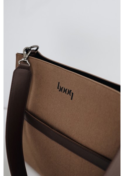 Kahverengi Kadın Orta Boy Kanvas Omuz ve El Çantası modelleri