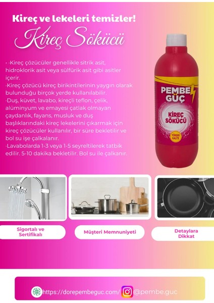 Konsantre Kireç Sökücü fiyatları