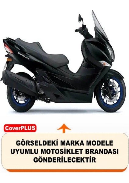 Suzuki Burgman An 400 Siyah Arka Çanta Uyumlu Motorsiket Brandası Motor Örtüsü Çadır Su Geçirmez Motosiklet Kılıfı Motor Brandası fiyatları