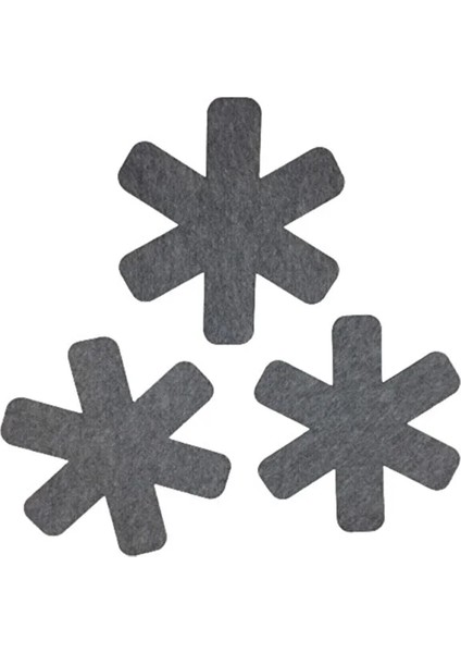 3'lü Tencere Tava Koruyucu Keçe