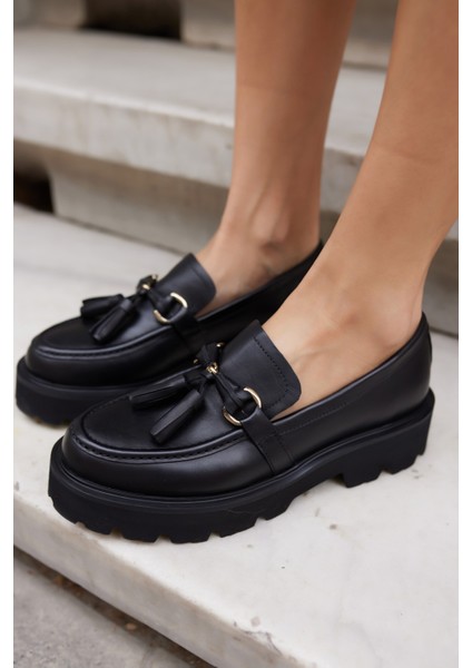 Gray Kadın Kahve Gercek Suet Puskul Detay Eva Taban Loafer Ayakkabi fiyatları