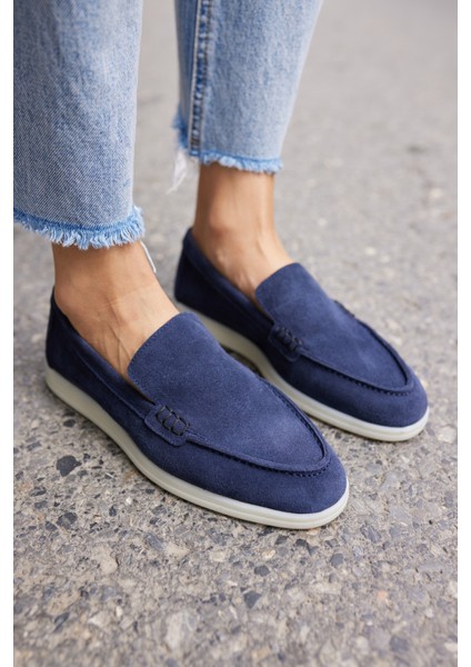 Amor Kadın Tutun Nude Gercek Suet Loafer Ayakkabı fiyatları