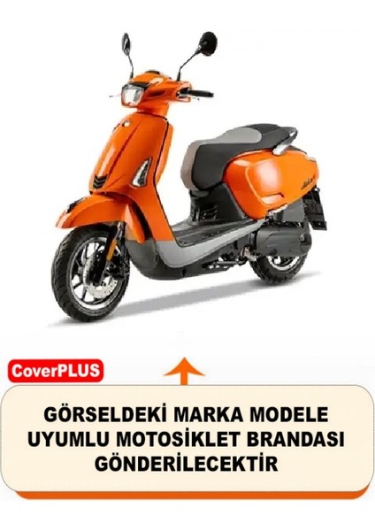 Kymco Like 50 Arka Çanta Uyumlu (Gri) Motorsiket Brandası Motor Örtüsü Çadır Su Geçirmez Motosiklet Kılıfı Motor Brandası fiyatları
