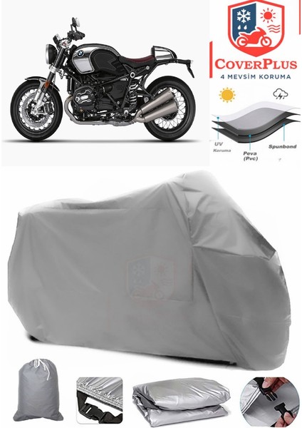 Bmw R 100 R Gri Motorsiket Brandası Motor Örtüsü Çadır Su Geçirmez Motosiklet Kılıfı Motor Brandası